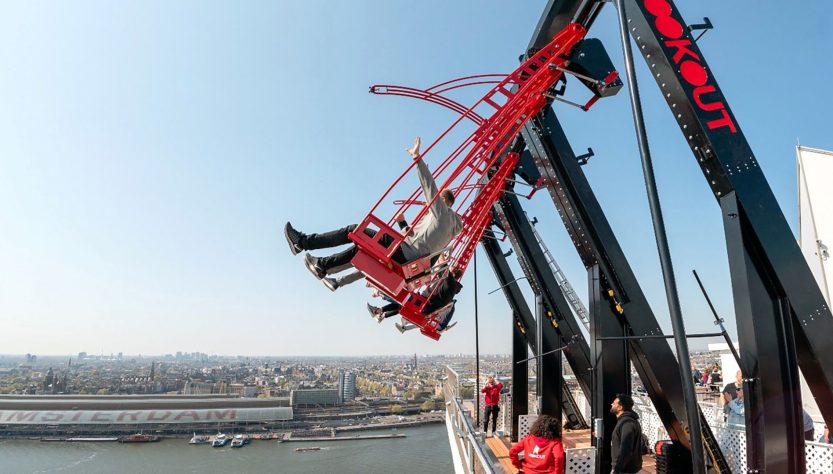 A DAM lookout Amsterdam El viajero global